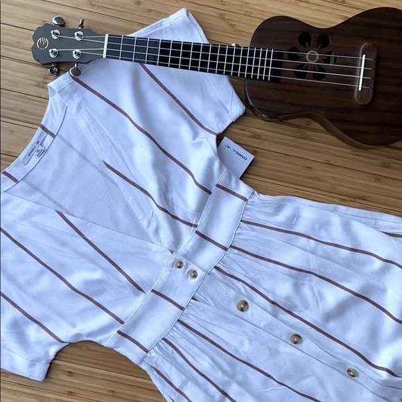 🔶🔸O’NEILL REIV STRIPED MIDI DRESS🔸🔶 - Picture 5 of 13